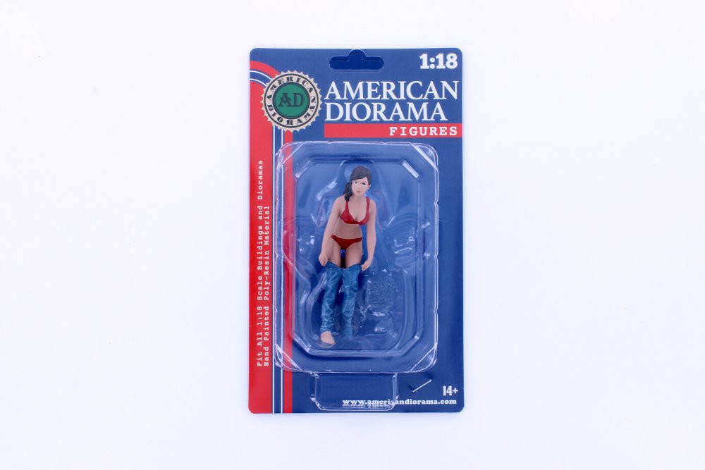 Beach Girls - Gina, Red - American Diorama 76314 - 1/18 scale Figurine - Diorama Accessory