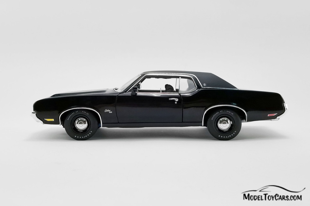 1971 Oldsmobile Cutlass SX Rocket 455 Hardtop, Black - Acme A1805615 - 1/18  scale Diecast Model Toy Car