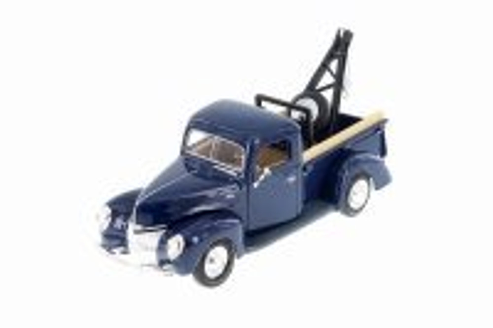 1940 Ford Tow Truck, Blue - Showcasts 73234T/BU - 1/24 scale Diecast Model Toy Car