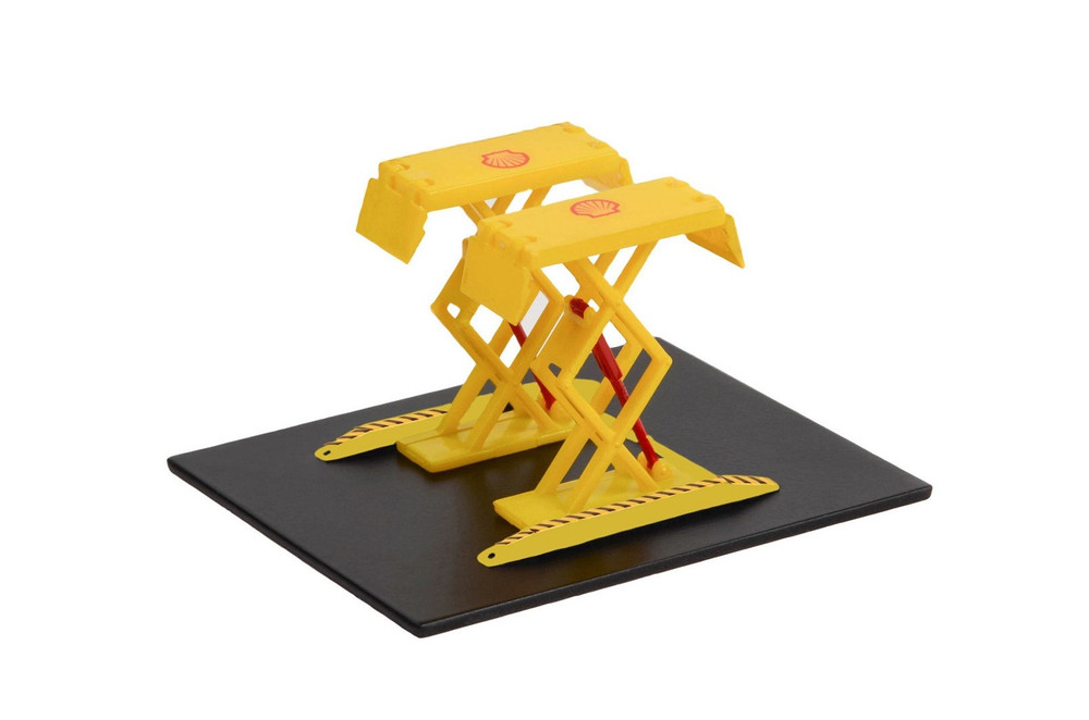 Automotive Double Scissor Lift, Shell Oil - Greenlight 16160C/48