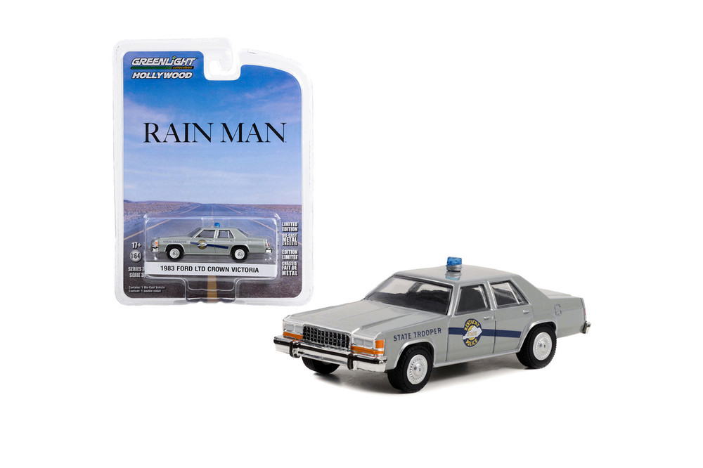 1983 Ford LTD Crown Victoria, Rain Man - Greenlight 44960D/48 - 1/64 Scale Diecast Model Toy Car