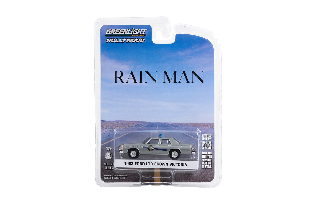 1983 Ford LTD Crown Victoria, Rain Man - Greenlight 44960D/48 - 1/64 Scale Diecast Model Toy Car
