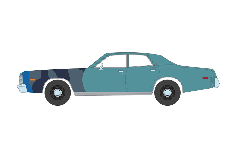 Sergeant Rick Hunter's  1977 Plymouth Fury, Hunter - Greenlight 44960B/48 - 1/64 Scale Diecast Car