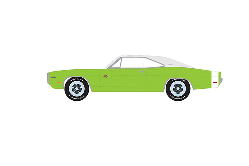 1970 Dodge Charger HEMI R/T (Lot #777), Green - Greenlight 37260E