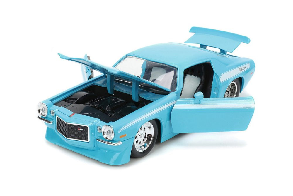 1971 Chevy Camaro, Light Blue - Jada Toys 34201/4 - 1/24