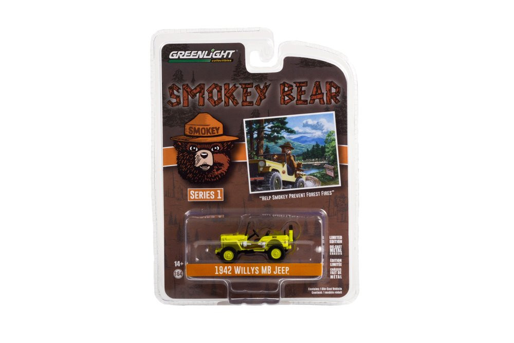 1942 Willys MB Jeep, Green - Greenlight 38020A/48 - 1/64 scale Diecast Model Toy Car