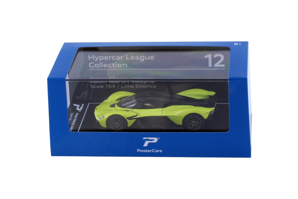 Aston Martin Valkyrie, Green - Kinsmart H12 - 1/64 Scale Diecast