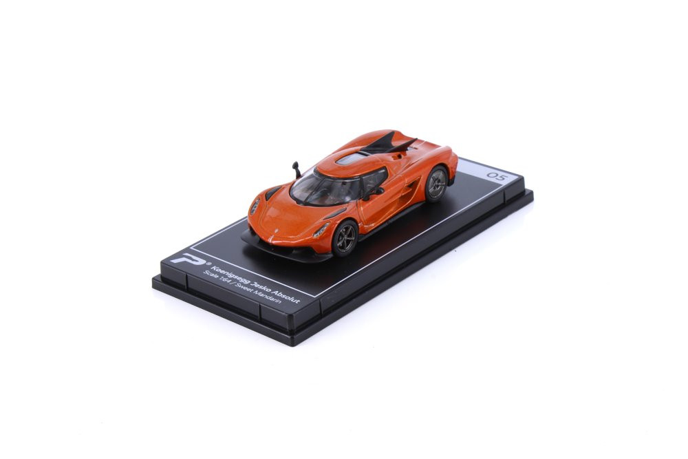 Koenigsegg Jesko Absolute, Orange - Kinsmart H05 - 1/64 Scale