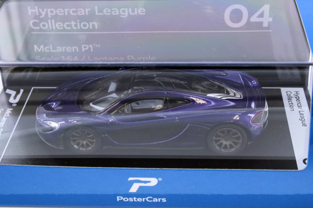 McLaren P1, Purple - Kinsmart H04 - 1/64 Scale Diecast Model Toy Car