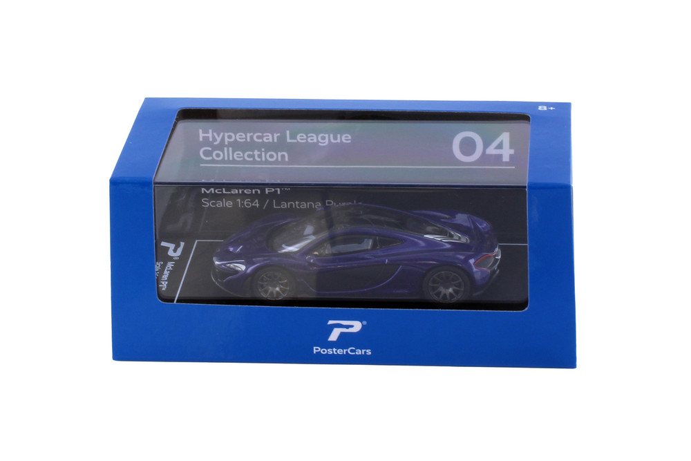 McLaren P1, Purple - Kinsmart H04 - 1/64 Scale Diecast Model Toy