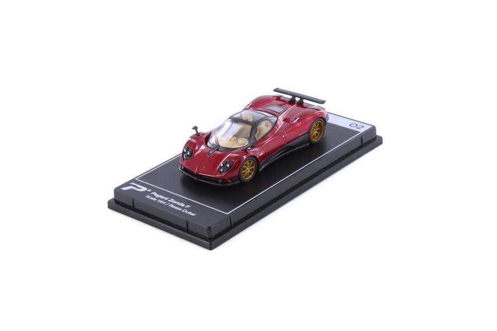 Pagani Zonda F, Red - Kinsmart H02 - 1/64 Scale Diecast Model Toy Car