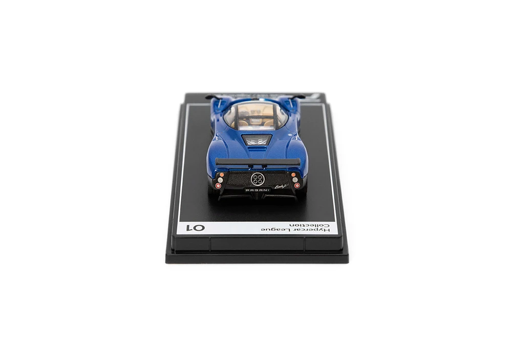 Pagani Zonda F, Argentina Blue - Kinsmart H01 - 1/64 Scale Diecast Model Toy Car