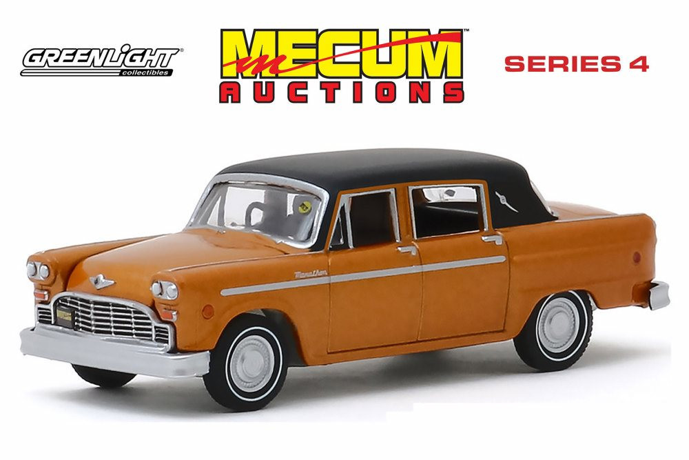 1972 Checker Marathon, Copper and Black - Greenlight 37190F/48 - 1/64 scale Diecast Model Toy Car