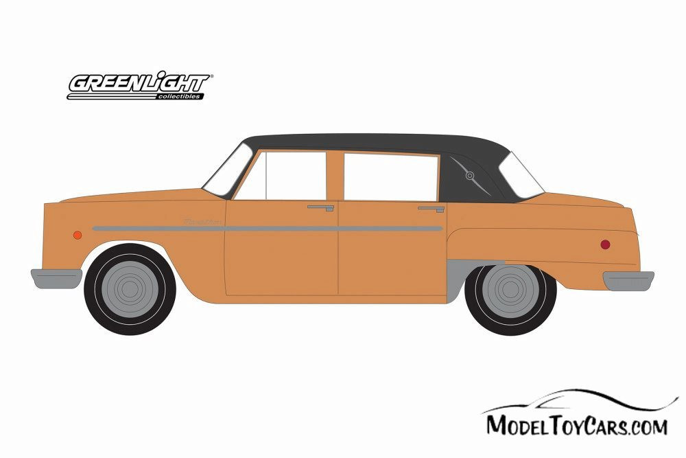 1972 Checker Marathon, Copper and Black - Greenlight 37190F/48 - 1/64 scale Diecast Model Toy Car