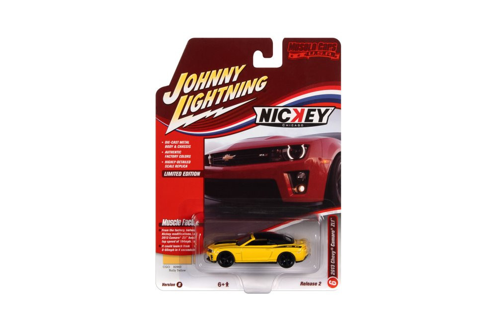 chevrolet camaro zl1 yellow toy