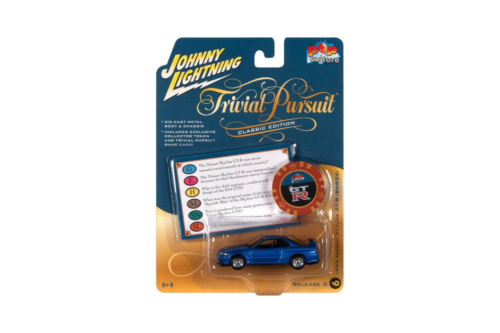 1999 Nissan Skyline GT-R w/ Poker Chip, Trivial Pursuit - Johnny