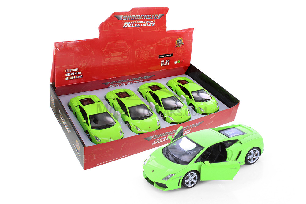 Lamborghini Gallardo LP 560-4, Green - Showcasts 68253D - 1/24 scale Diecast Model Toy Car (1 car, no box)