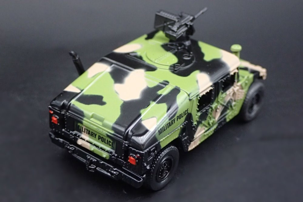 M1025 HMMWV Armament Carrier HUMVEE 4-CT Armored Fastback, Forest Camo Green - Johnny Lightning - 1/64 scale Diecast Car