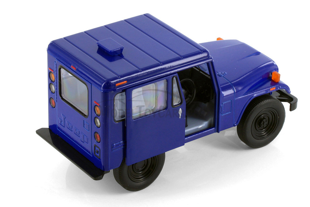 1971 Jeep DJ-5B, Blue - Kinsmart 5433D - 1/26 scale Diecast Model Toy Car