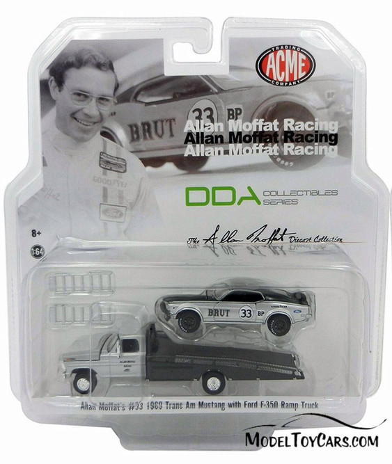 1969 Ford F-350 Ramp Truck and Mustang Trans Am, #33 - Greenlight 51271 - 1/64 scale Diecast Car