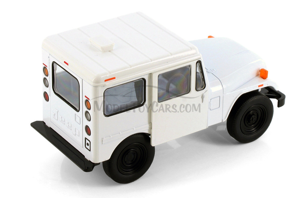 1971 Jeep DJ-5B, White - Kinsmart 5433D - 1/26 scale Diecast Model Toy Car