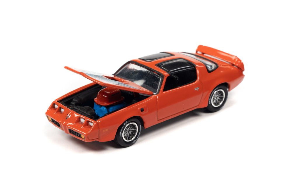 1980 Pontiac Firebird T/A, Red Orange - Johnny Lightning JLMC029