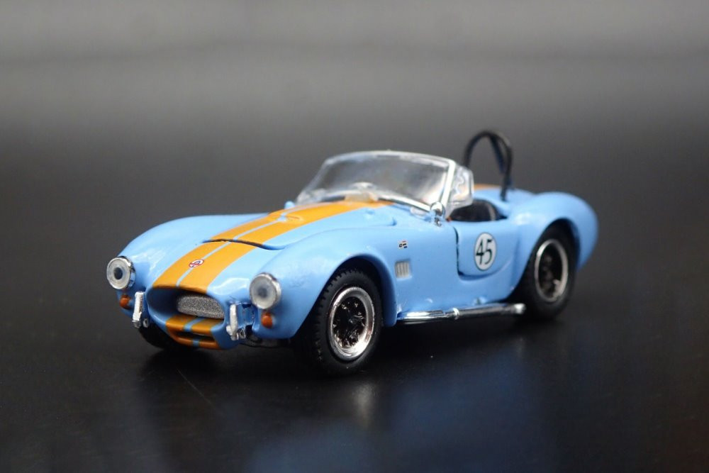 1965 Shelby Cobra 427 S/C #45, Gulf Blue - Shelby Collectibles SC715BU -  1/64 scale Diecast Car