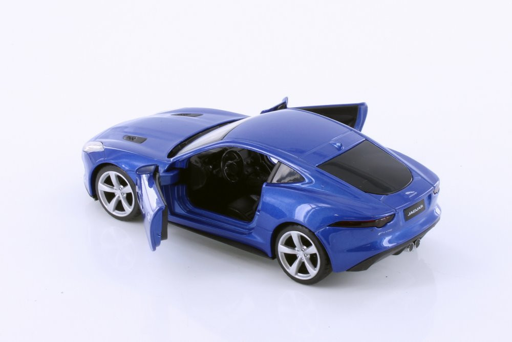 Jaguar F-Type, Blue - Showcasts TM0001JA - 1/36 scale Diecast Model Toy Car