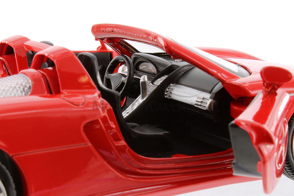 Porsche Carrera GT, Red - Showcasts 68242/43D - 1/24 scale Diecast Model Toy Car