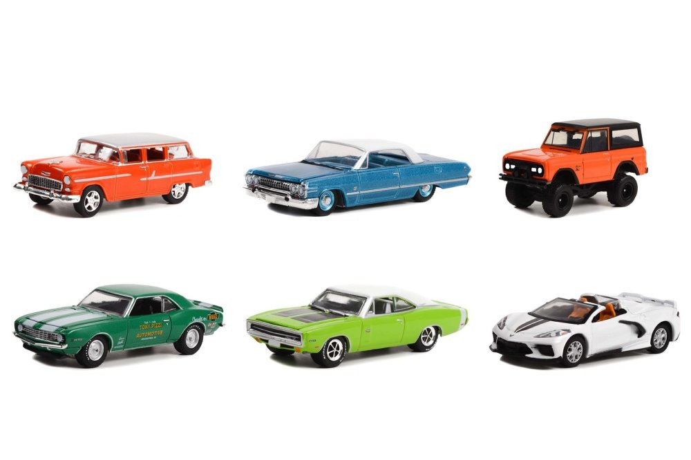Greenlight Barrett Jackson Series 10 Diecast Car Set Box of 6