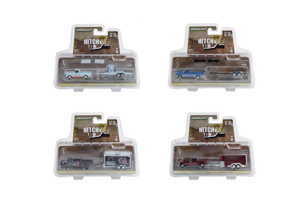 Greenlight Hitch & Tow Series 27 Diecast Car Set - Box of 6