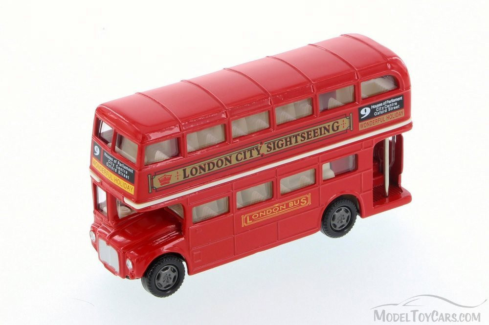 Coca-Cola London Routemaster Double Decker Bundle - Two 5 Inch Diecast Cars