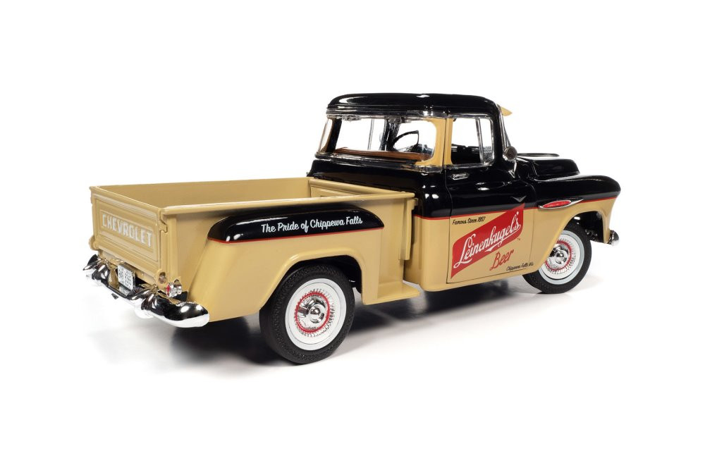 1957 Chevy 3100 Stepside - Grön - Auto World - 1:18