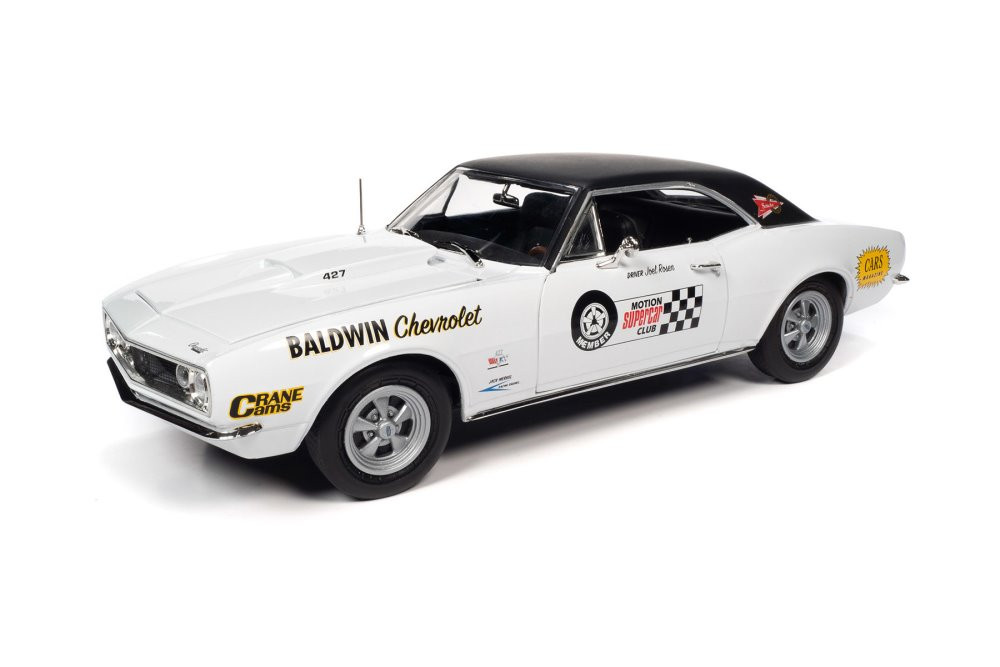 1967 Chevy Camaro SS 427, White - Auto World AMM1275 - 1/18