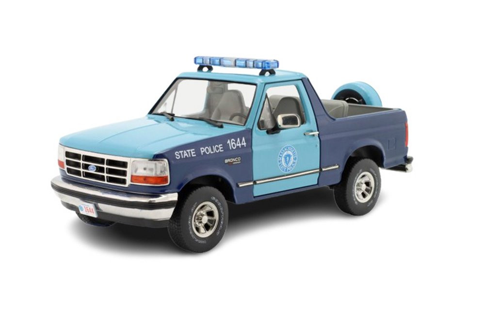 Massachusetts State Police 1996 Ford Bronco XLT - Greenlight 19120