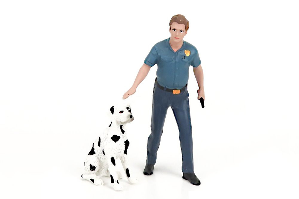 Firefighters - Fire Dog Training - American Diorama 76320 - 1/18 Scale Figurine - Diorama Accessory