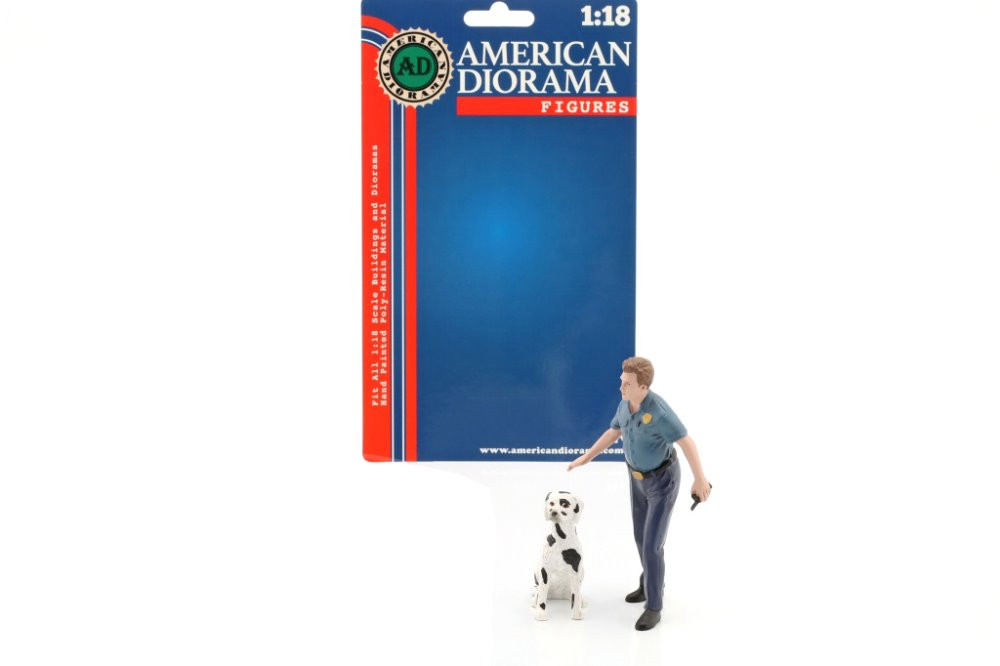 Firefighters - Fire Dog Training - American Diorama 76320 - 1/18 Scale Figurine - Diorama Accessory