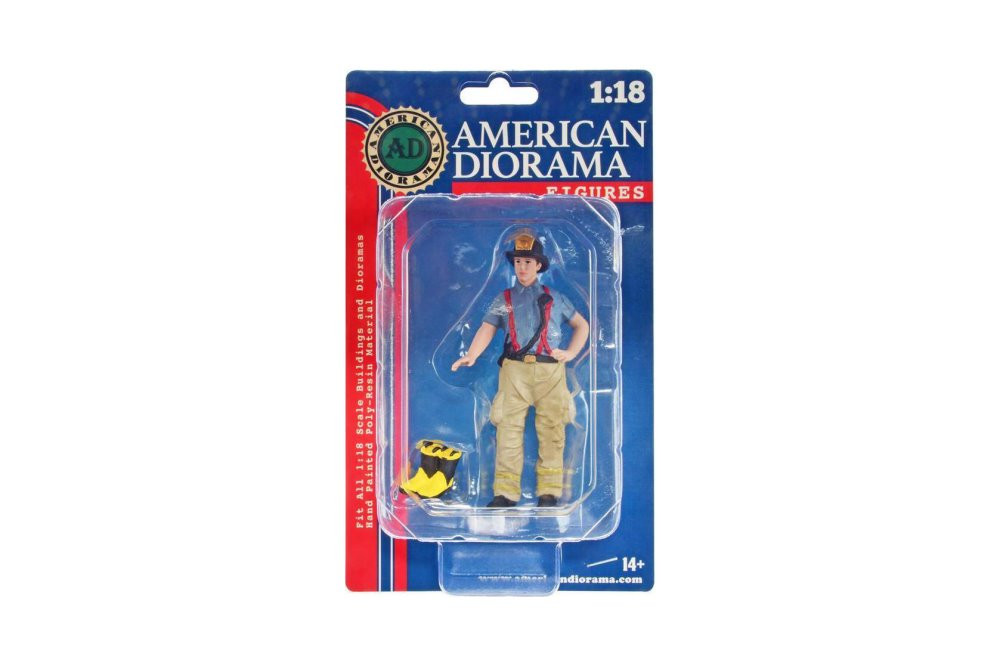 Firefighters - Getting Ready - American Diorama 76319 - 1/18 Scale