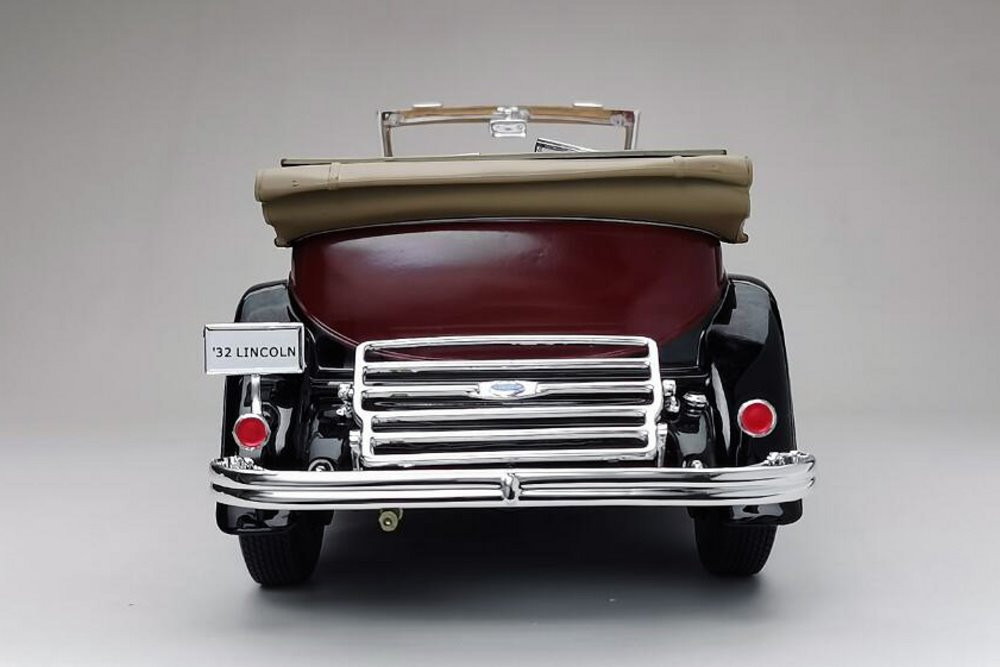 1932 Ford Lincoln KB Top Down Convertible, Burgundy - Sun Star