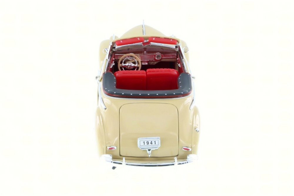 1941 Chevy Special Deluxe Convertible, Cream - Welly 22411WCM - 1