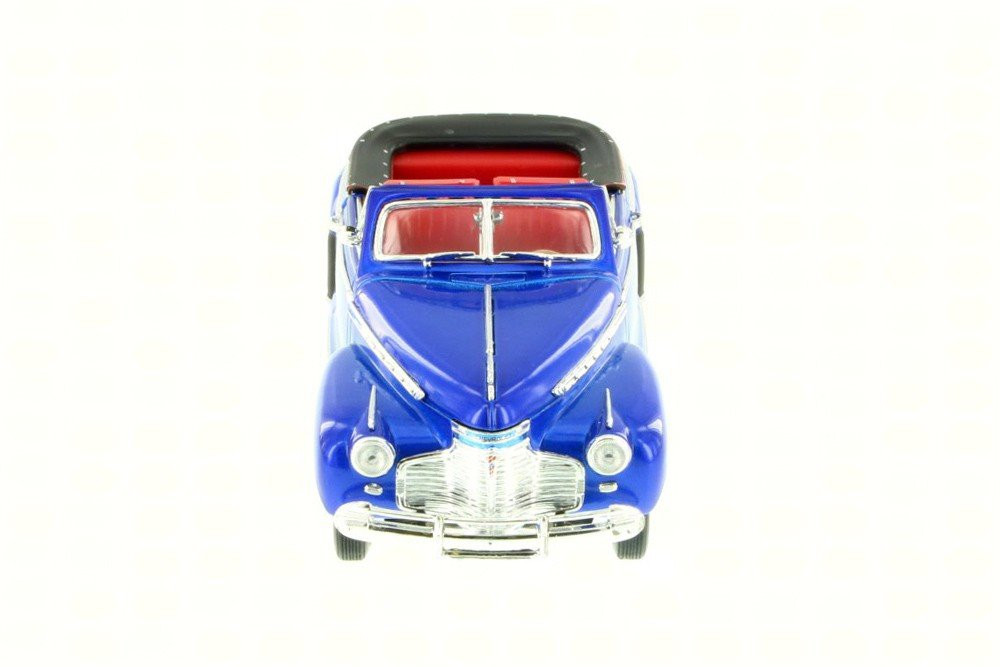1941 Chevy Special Deluxe Convertible, Blue - Welly 22411WBU - 1