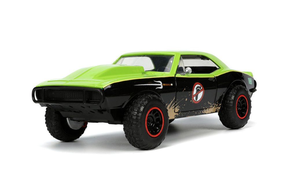 1967 Chevy Camaro (Dirty Version) w/Raphael Figure, TMNT - Jada