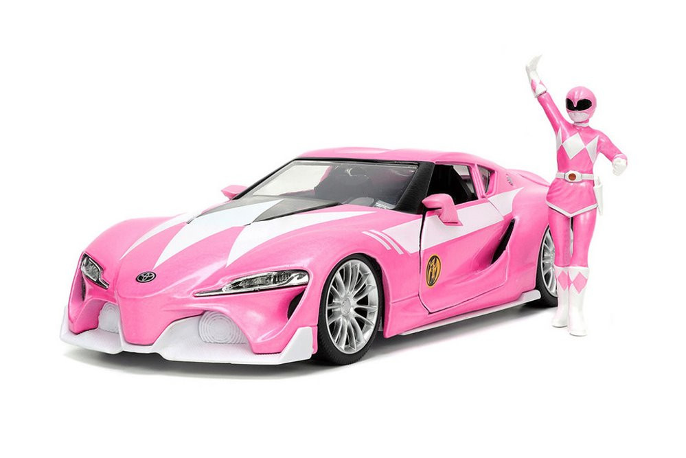 Toyota FT-1 Concept w/Pink Ranger Figurine, Power Rangers, Jada ...