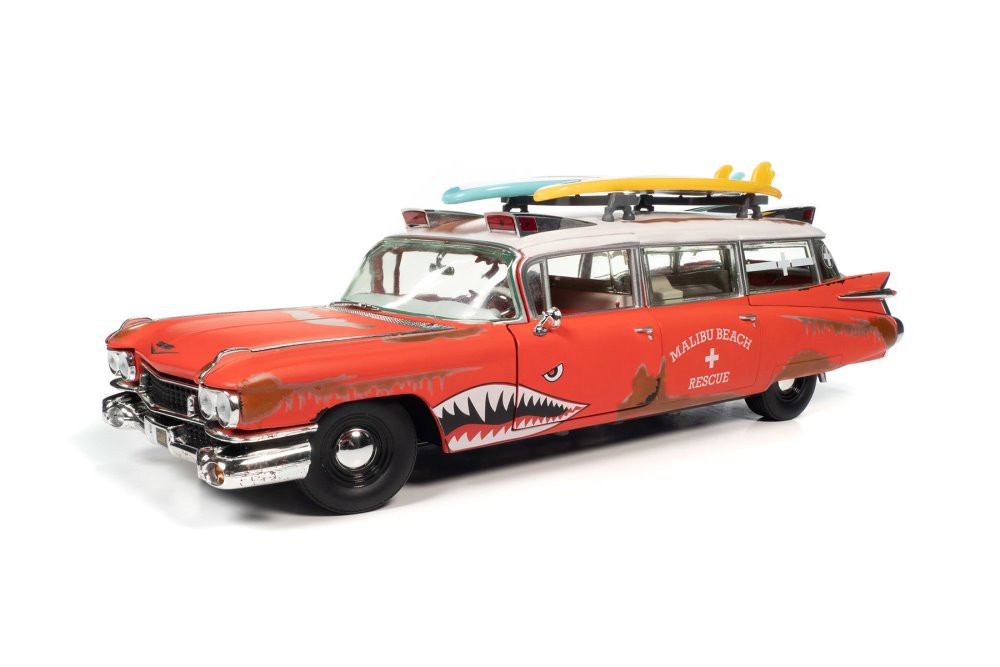 1959 Cadillac Eldorado Ambulance (Weathered), Red - Auto World ...