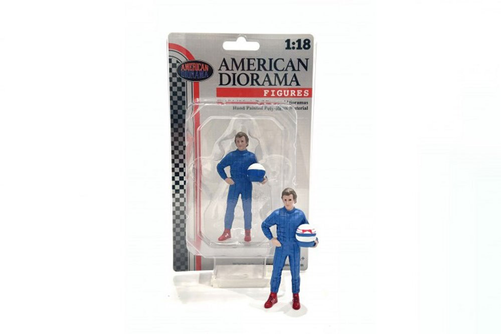 Racing Legends - The 80s Driver B, Blue - American Diorama 76354