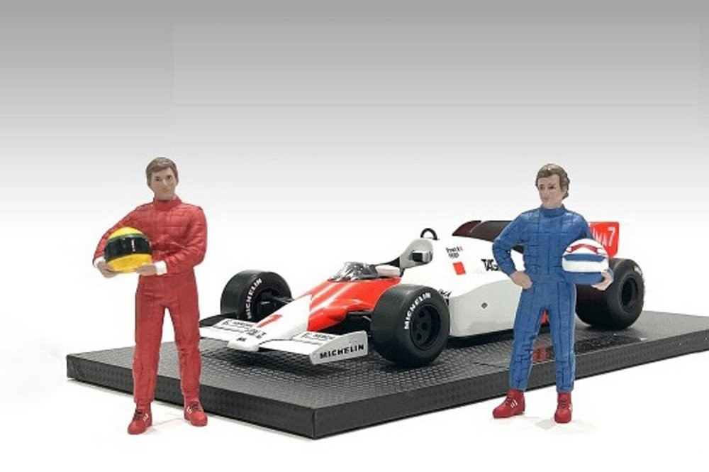 Racing Legends - The 80s Driver A, Red - American Diorama 76353 - 1/18 Scale Figurine