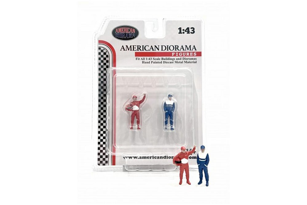 Racing Legends - The 90s Figure Set,  American Diorama 76451 - 1/43 Scale Figurines