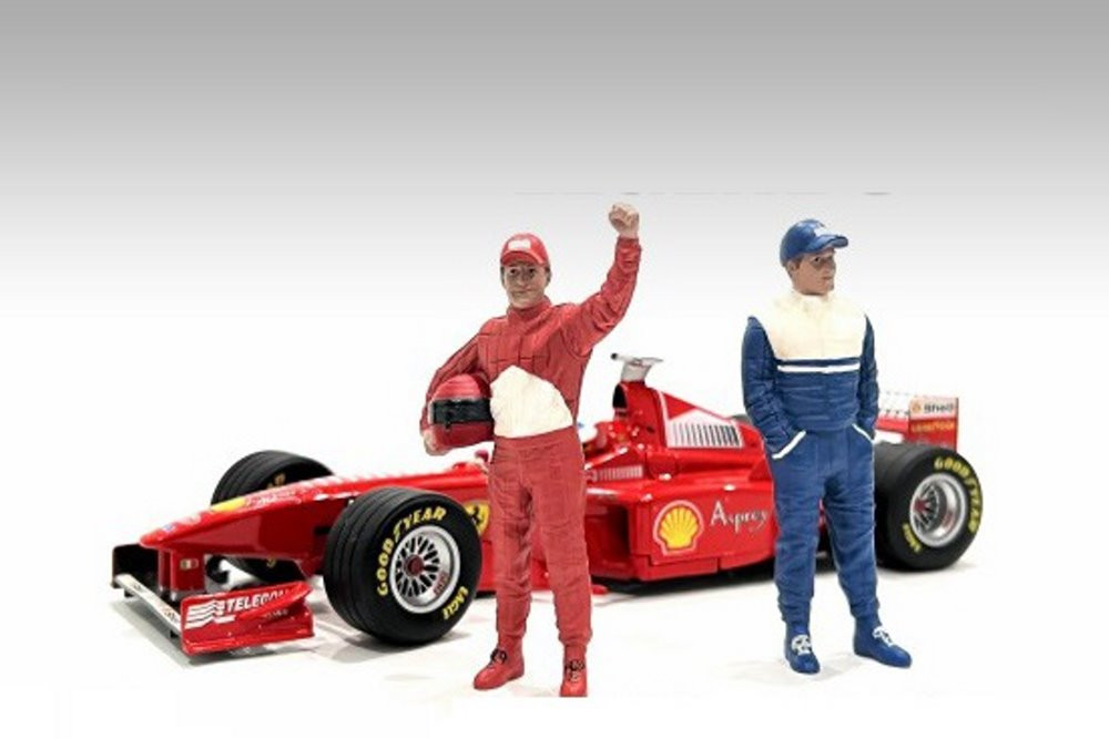 Racing Legends - The 90s Figure Set,  American Diorama 76451 - 1/43 Scale Figurines