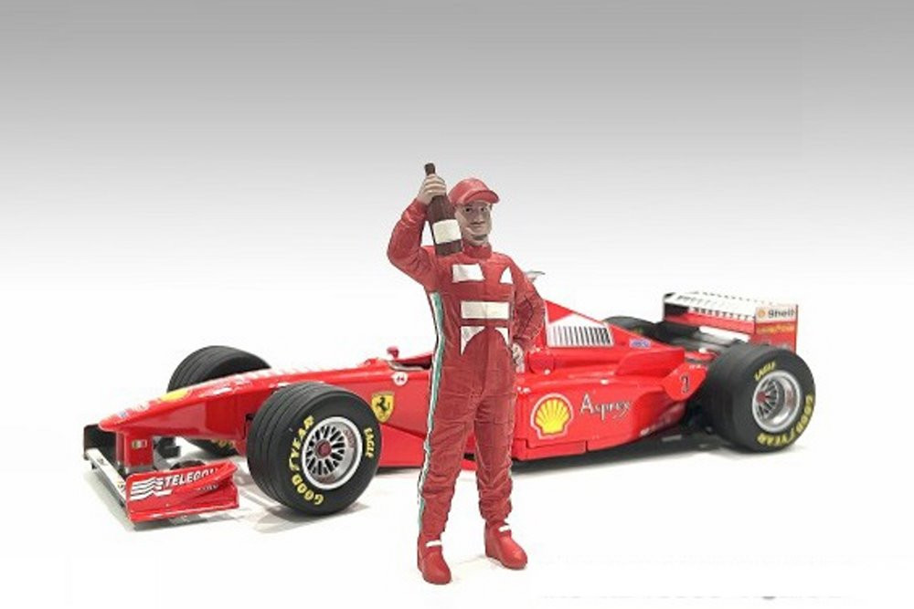 Racing Legends - The 2000s Driver B, Red - American Diorama 76358 - 1/18 Scale Figurine
