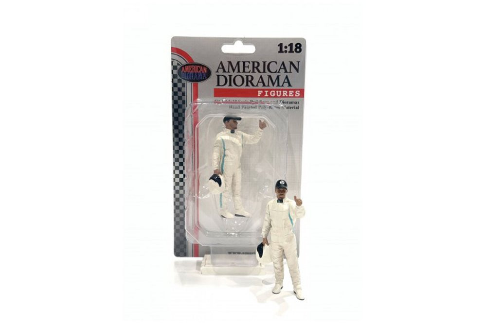 Racing Legends - The 2000s Driver A, Cream/Ivory - American Diorama 76357 - 1/18 Scale Figurine